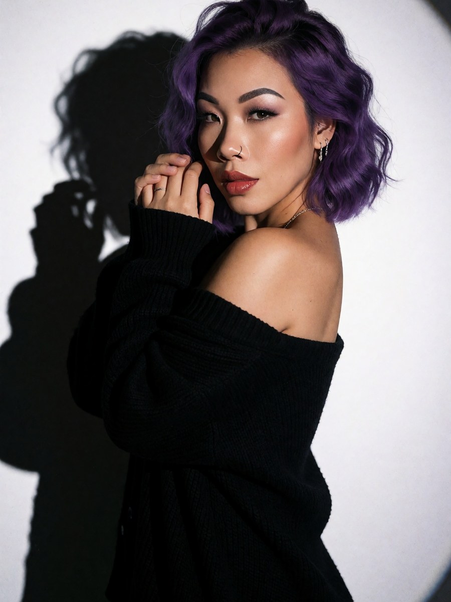 Thavery, hair artist, in a spotlight